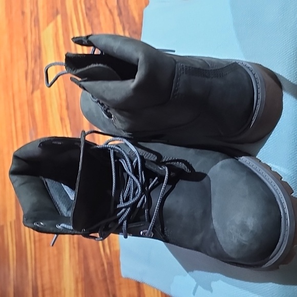 Timberland Gray Boots Suede Waterproof Gray Size 5 New main image 7